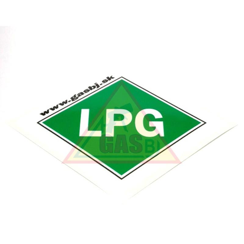 Nálepka LPG - vnútorná