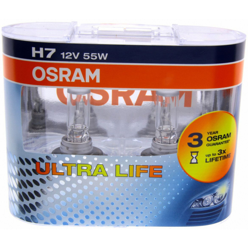 Osram Autožiarovka H7 12V 55W Ultra Life, 2ks